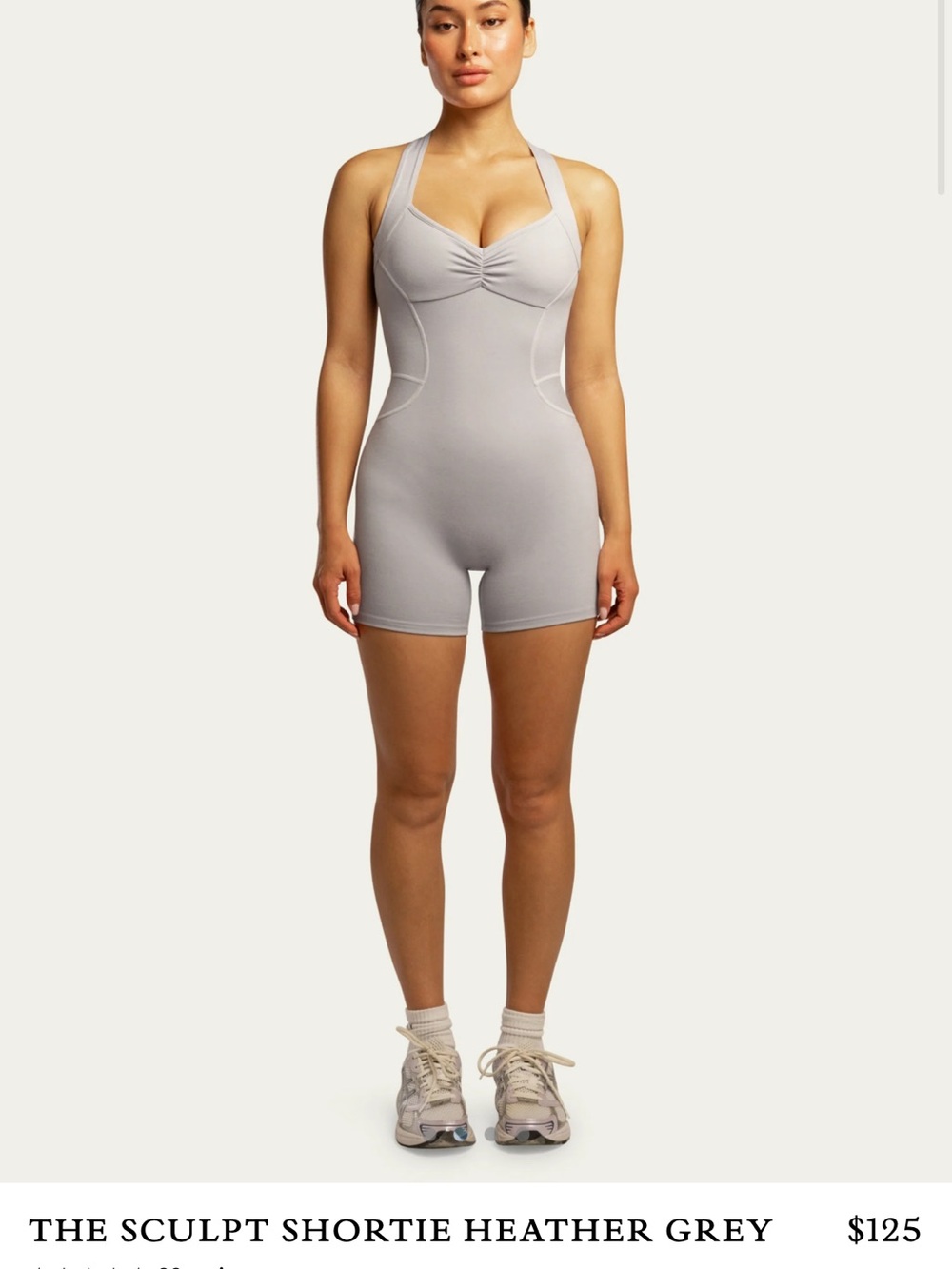 437 sculpt shortie onesie